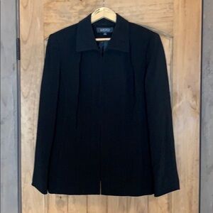 Kasper black blazer suit jacket size 14